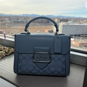 Coach Navy Blue Satchel Bag